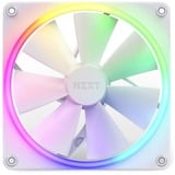 NZXT F140 RGB Carcasa del ordenador Ventilador 14 cm Blanco 1 pieza(s) blanco, Ventilador, 14 cm, 500 RPM, 1800 RPM, 32,5 dB, 24,85 cfm