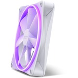 NZXT F140 RGB Carcasa del ordenador Ventilador 14 cm Blanco 1 pieza(s) blanco, Ventilador, 14 cm, 500 RPM, 1800 RPM, 32,5 dB, 24,85 cfm