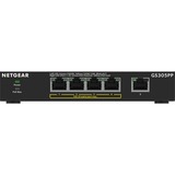 Netgear GS305PP-300EUS, Interruptor/Conmutador negro