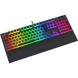 SPC Gear Teclado para gaming negro/Transparente
