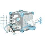 Schleich Eldrador Creatures BattleCave León de Hielo, Muñecos 