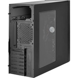 SilverStone PS13 Mini Tower Negro, Cajas de torre negro, Mini Tower, PC, Negro, ATX, micro ATX, Plástico, Acero, Hogar / Oficina