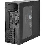 SilverStone PS13 Mini Tower Negro, Cajas de torre negro, Mini Tower, PC, Negro, ATX, micro ATX, Plástico, Acero, Hogar / Oficina