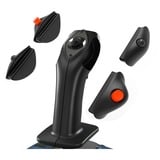 Thrustmaster TCA Sidestick X Airbus Edition Negro, Azul USB Palanca de vuelo Analógico/Digital PC, Xbox Series S, Xbox Series X, Palanca de mando negro, Palanca de vuelo, PC, Xbox Series S, Xbox Series X, Botón menú, Botón Compartir, Analógico/Digital, Alámbrico, USB