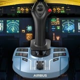 Thrustmaster TCA Sidestick X Airbus Edition Negro, Azul USB Palanca de vuelo Analógico/Digital PC, Xbox Series S, Xbox Series X, Palanca de mando negro, Palanca de vuelo, PC, Xbox Series S, Xbox Series X, Botón menú, Botón Compartir, Analógico/Digital, Alámbrico, USB