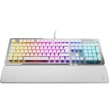 Turtle Beach TBK-1002-12-DE, Teclado para gaming aluminio (cepillado)/blanco