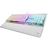 Turtle Beach TBK-1002-12-DE, Teclado para gaming aluminio (cepillado)/blanco