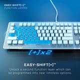 Turtle Beach TBK-1002-12-DE, Teclado para gaming aluminio (cepillado)/blanco