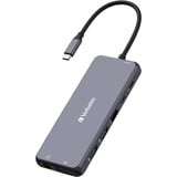 Verbatim CMH-14 USB Tipo C 5000 Mbit/s Plata, Estación de acoplamiento gris, USB Tipo C, HDMI, RJ-45, USB 2.0, USB 3.2 Gen 1 (3.1 Gen 1) Type-A, USB 3.2 Gen 1 (3.1 Gen 1) Type-C, USB Tipo..., MicroSD (TransFlash), SD, 5000 Mbit/s, 60 Hz, Plata