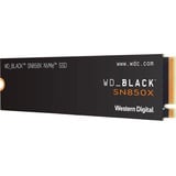 WD Black SN850X NVMe SSD 4 TB, Unidad de estado sólido negro