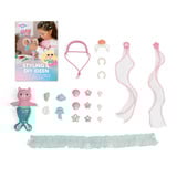 ZAPF Creation BABY born Glam Up Sparkle, Muñecos rosa neón