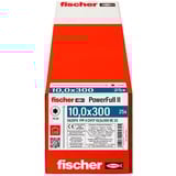 fischer Tornillo para madera PowerFull II 10,0x300 ZK TX VG 