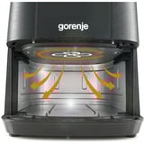 gorenje AF1350DWB Sencillo 5,4 L Independiente 1350 W Freidora de aire caliente Negro negro, Freidora de aire caliente, 5,4 L, 80 °C, 200 °C, 60 min, Sencillo