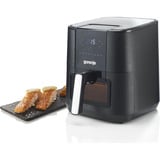 gorenje AF1350DWB Sencillo 5,4 L Independiente 1350 W Freidora de aire caliente Negro negro, Freidora de aire caliente, 5,4 L, 80 °C, 200 °C, 60 min, Sencillo