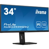 iiyama ProLite XUB3493WQSU-B5, Monitor LED negro