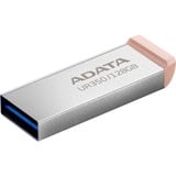 ADATA UR350-128G-RSR/BG, Lápiz USB níquel/Marrón