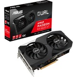 ASUS Dual -RX6600XT-O8G AMD Radeon RX 6600 XT 8 GB GDDR6, Tarjeta gráfica Radeon RX 6600 XT, 8 GB, GDDR6, 128 bit, 7680 x 4320 Pixeles, PCI Express 4.0
