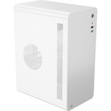 Aerocool CS110 Mini Tower Blanco, Cajas de torre blanco, Mini Tower, PC, Blanco, micro ATX, Mini-ITX, SPCC, Acero, Hogar / Oficina