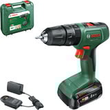 Bosch Taladro atornillador percutor a batería EasyImpact 18V-38, Taladro/destornillador verde/Negro