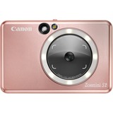 Canon Zoemini S2 Oro rosa, Cámara instantánea Oro rosa, 0,5 - 1 m, 700 mAh, Polímero de litio, MicroUSB, 188 g, 80,3 mm