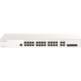 D-Link DBS-2000-28 switch Gestionado L2 Gigabit Ethernet (10/100/1000) Gris, Interruptor/Conmutador Gestionado, L2, Gigabit Ethernet (10/100/1000), Montaje en rack