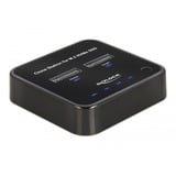 DeLOCK Estación de acoplamiento y clonación USB 3.0 2 x M.2 NVMe negro