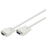 Digitus Cable de conexión para transferencia de datos serial, D-Sub9 (enchufe) > D-Sub9 (enchufe) beige