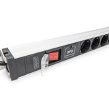Digitus DN-95435, Regleta negro/Aluminio