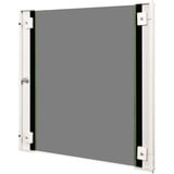 Digitus Puerta frontal de vidrio para carcasa de pared de 19" 12U serie Unique, Panel frontal gris