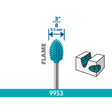 Dremel MAX Power fresadora de tallado, forma de llama 9,5 mm (9953) 