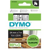Dymo D1 - Etiquetas estándar - Negro sobre blanco - 24mm x 7m, Cinta de escritura Negro sobre blanco, Poliéster, Bélgica, -18 - 90 °C, DYMO, LabelManager, LabelWriter 450 DUO