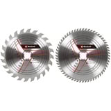 EINHELL Juego de hojas de sierra circular HM, Ø 250 x 30mm, 3,2mm, 24 dientes / 60 dientes 