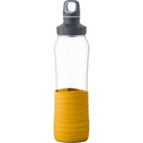 Emsa N3100800, Botella de agua transparente/Amarillo