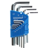 GEDORE Juego de destornilladores angulares, 10 piezas 