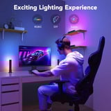 Govee Barras de luz Flow Plus RGBICWW WiFi + Bluetooth, Luz de LED 