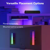Govee Barras de luz Flow Plus RGBICWW WiFi + Bluetooth, Luz de LED 