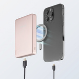 Intenso Magnetic Wireless Powerbank MW10000 Rosé, Banco de potencia rosa