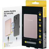 Intenso Magnetic Wireless Powerbank MW10000 Rosé, Banco de potencia rosa