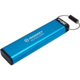 Kingston IronKey Keypad 200C USB-C de 32 GB 200C, FIPS 140-3 nivel 3 AES-256, Lápiz USB FIPS 140-3 nivel 3 AES-256, 32 GB, USB Tipo C, 3.2 Gen 1 (3.1 Gen 1), 145 MB/s, Funda, Azul