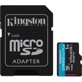 Kingston Tarjeta microSDXC Canvas Go Plus Gen4 de 1 TB, 200 MB/s, A2 U3 V30 y adaptador, Tarjeta de memoria negro, 200 MB/s, A2 U3 V30 y adaptador, 1 TB, MicroSD, Clase 10, UHS-I, 200 MB/s, 160 MB/s