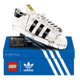 LEGO 10282 Icons adidas Originals Superstar, Set de Construcción para Adultos, Juegos de construcción blanco/Negro, Set de Construcción para Adultos, Juego de construcción, 18 año(s), Plástico, 731 pieza(s), 1,22 kg