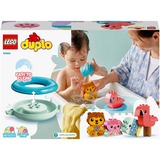 LEGO DUPLO 10966 Diversión en el Baño: Isla de los Animales Flotante con Flamenco y Pez de Juguete, Juegos de construcción Juego de construcción, 1,5 año(s), Plástico, 20 pieza(s), 721 g