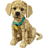 LEGO Iconos cachorro de Golden Retriever, Juegos de construcción 