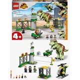 LEGO Jurassic World 76944 Fuga del Dinosaurio T. rex, Juguete Creativo, Juegos de construcción Juguete Creativo, Juego de construcción, 4 año(s), Plástico, 140 pieza(s), 620 g