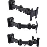 Lindy Soporte de pared articulado para LCD, Portátil negro