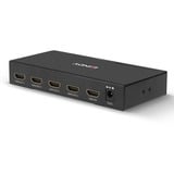 Lindy Splitter HDMI 4K de 4 puertos negro