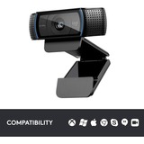 Logitech C920 PRO HD WEBCAM cámara web 15 MP 1920 x 1080 Pixeles USB 2.0 Negro negro, 15 MP, 1920 x 1080 Pixeles, 720p,1080p, H.264, USB 2.0, Negro