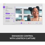 Logitech StreamСam cámara web 1920 x 1080 Pixeles USB 3.2 Gen 1 (3.1 Gen 1) Blanco, Webcam blanco, 1920 x 1080 Pixeles, Full HD, 60 pps, 1080p, 2 - 3.7 mm, 0.1 m