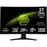 MSI MAG 274CQFDE pantalla para PC 68,6 cm (27") 2560 x 1440 Pixeles Wide Quad HD Negro, Monitor de gaming negro, 68,6 cm (27"), 2560 x 1440 Pixeles, Wide Quad HD, 0,5 ms, Negro