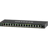 Netgear 16-Port High-Power PoE+ Gigabit Ethernet Plus Switch (231W) with 1 SFP port (GS316EPP) Gestionado Gigabit Ethernet (10/100/1000) Energía sobre Ethernet (PoE) Negro, Interruptor/Conmutador negro, Gestionado, Gigabit Ethernet (10/100/1000), Bidireccional completo (Full duplex), Energía sobre Ethernet (PoE)